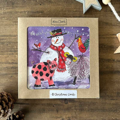 Christmas Snowman Boxed Card Pack