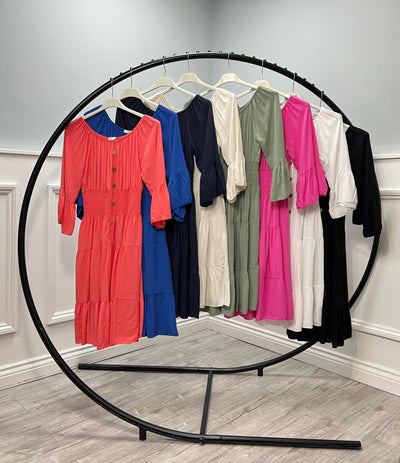 Phoebe Elastic Magic Dress - More Colours Available