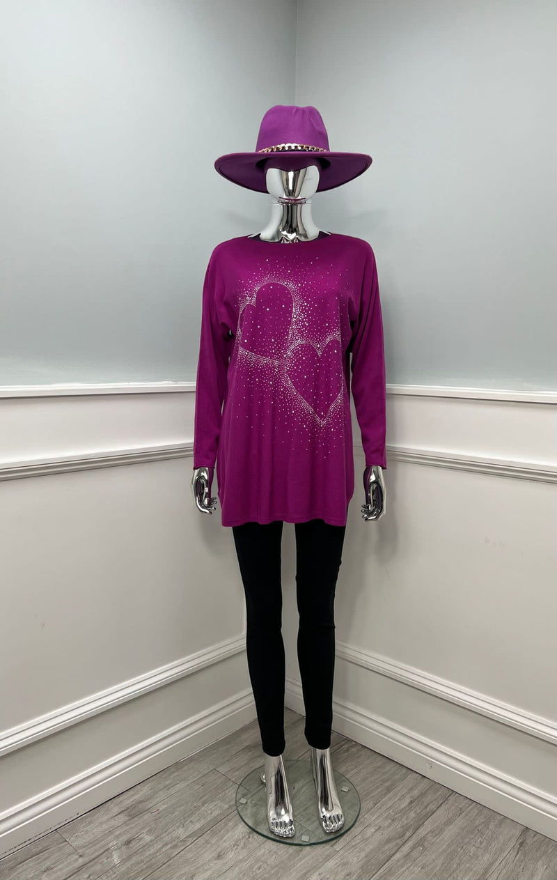 Hattie Heart Jumper - More Colours Available