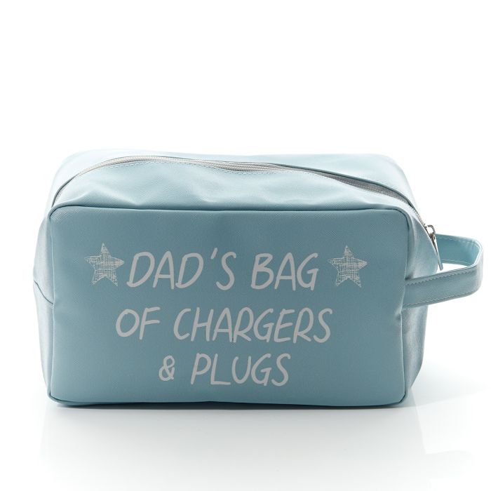 Dads Bag Of Chargers & Cables With Stars