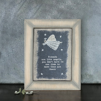 Friends Are Like Stars Embroidered Box Frame