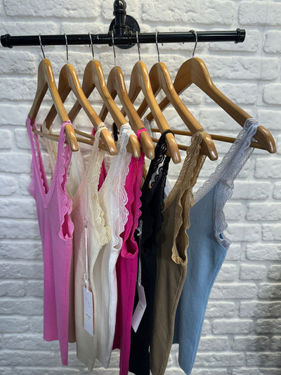 Viki Lace Vest - More Colours Available
