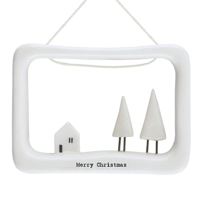 Merry Christmas Cut Out Frame