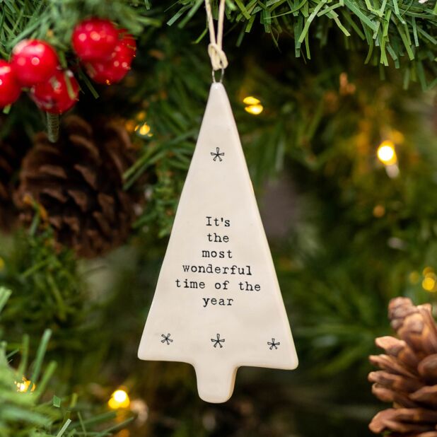Tree Most Wonderful Time Christmas Decoration