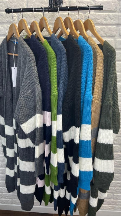 Stripe Cardigan - More Colours Available