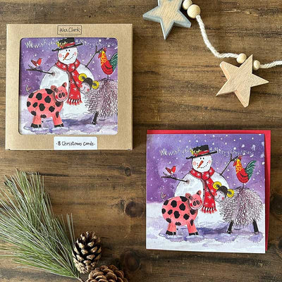 Christmas Snowman Boxed Card Pack
