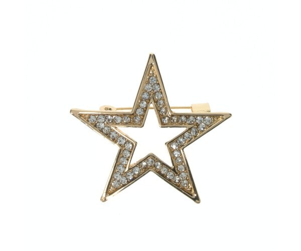 Star Brooch Gold
