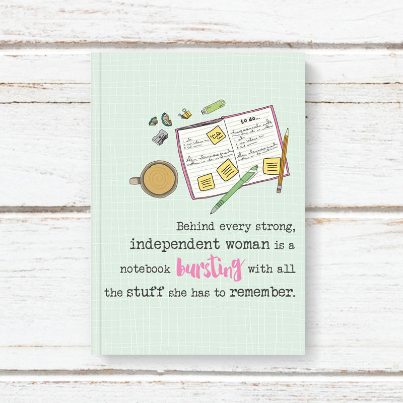 Independent Woman A6 Notebook