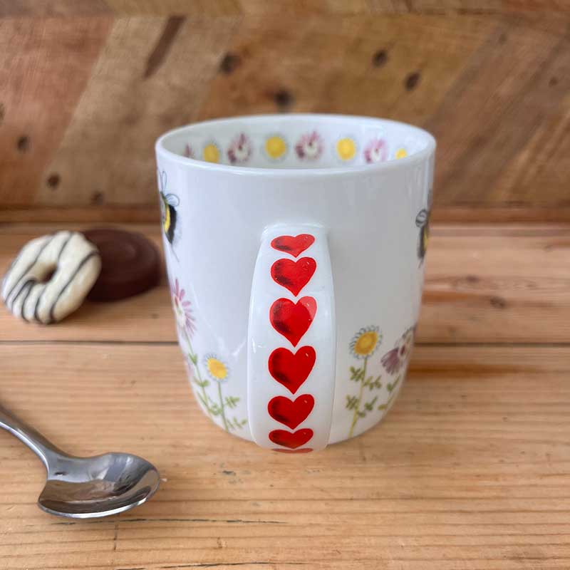 Bees & Hearts Mug