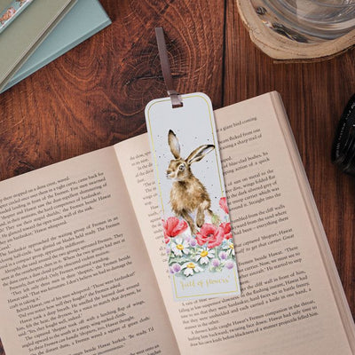 'Field Of Flowers' Hare Bookmark