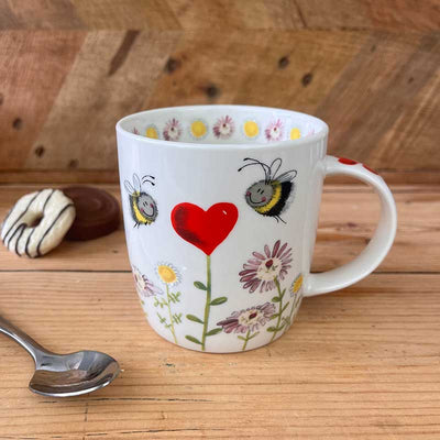 Bees & Hearts Mug