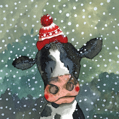Christmas Cow Charity Card Pack