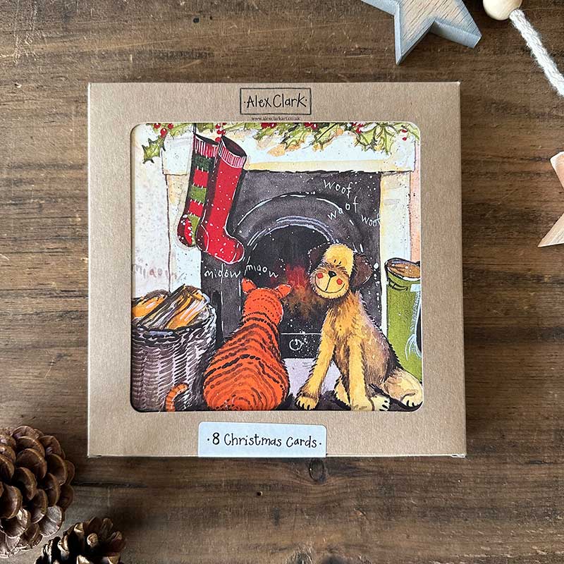 Christmas Cat & Dog Boxed Card Pack