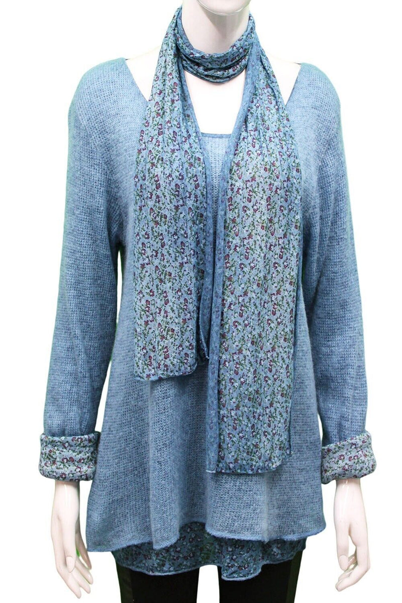 Sarah Scarf & Jumper Mohair Wool - More Colours Available