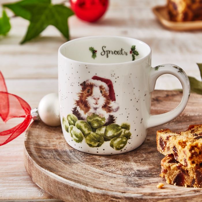 Wrendale Sprouts Guinea Pig Mug