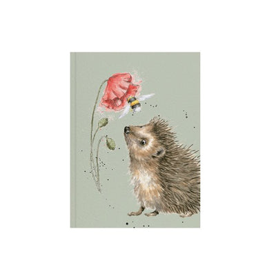 'Busy As A Bee' Hedgehog A6 Notebook
