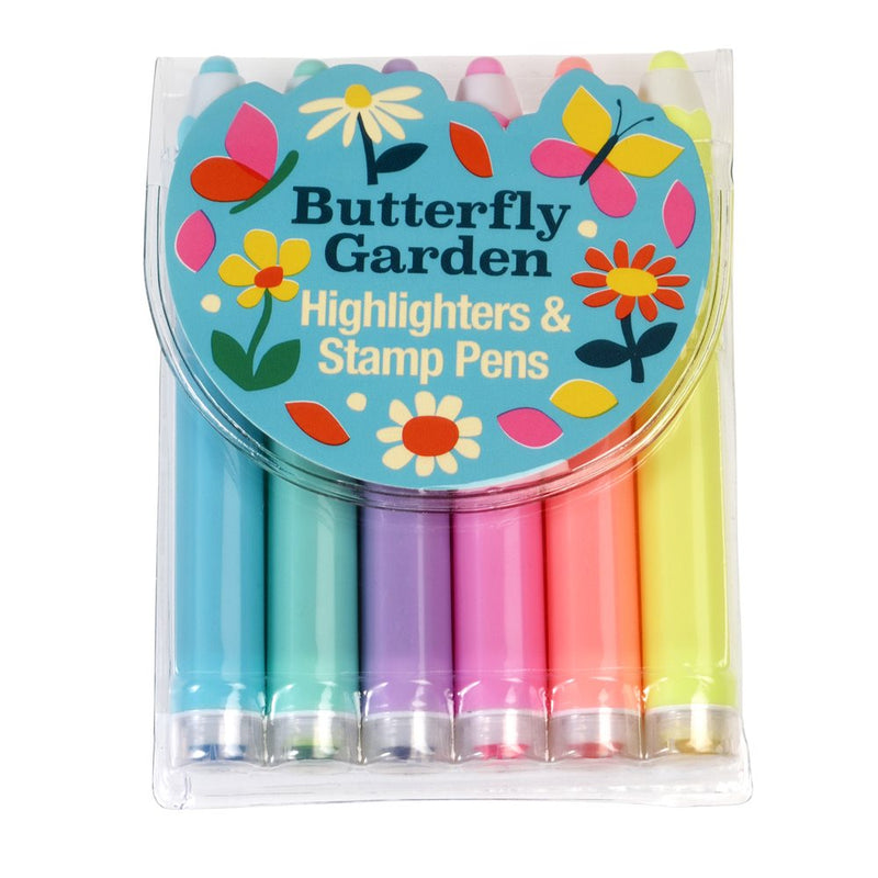 Butterfly Garden Highlighters & Stamp Pens