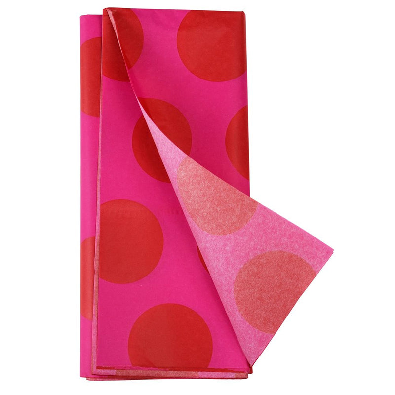 Pink Dot Ten Sheets Tissue Paper