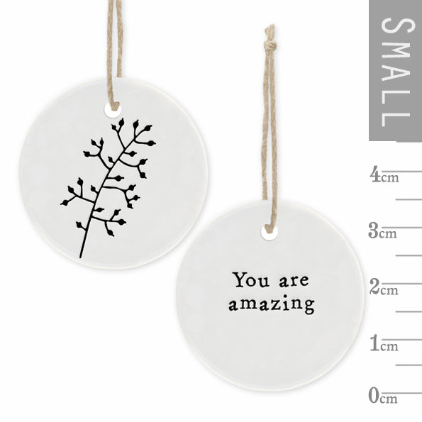 You Are Amazing Floral Hanger