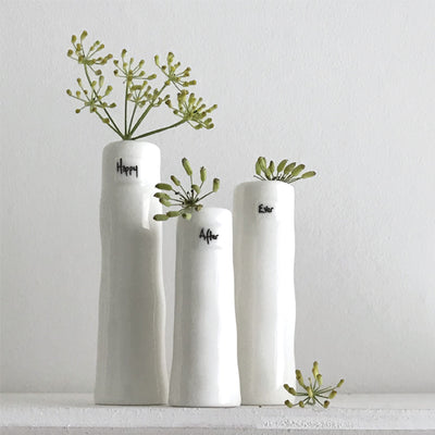Happy Ever After Trio of Bud Vases