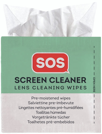 Screen Cleaner & Lens Cleaning Wipes