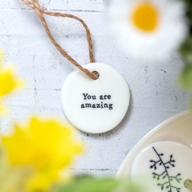 You Are Amazing Floral Hanger