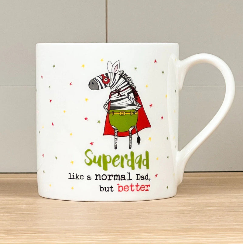 Superdad Zebra Mug