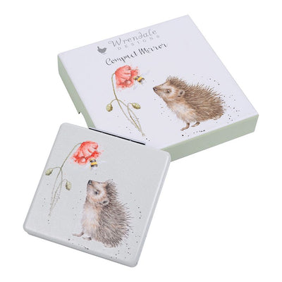 Busy As A Bee Hedgehog Compact Mirror