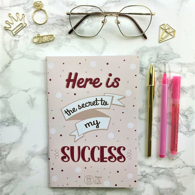 Secret To Success A5 Notebook
