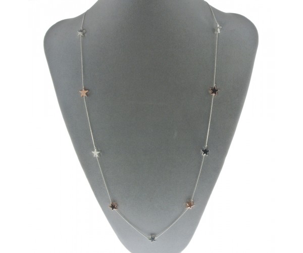 Star Adjustable Long Necklace - Two Colours Available