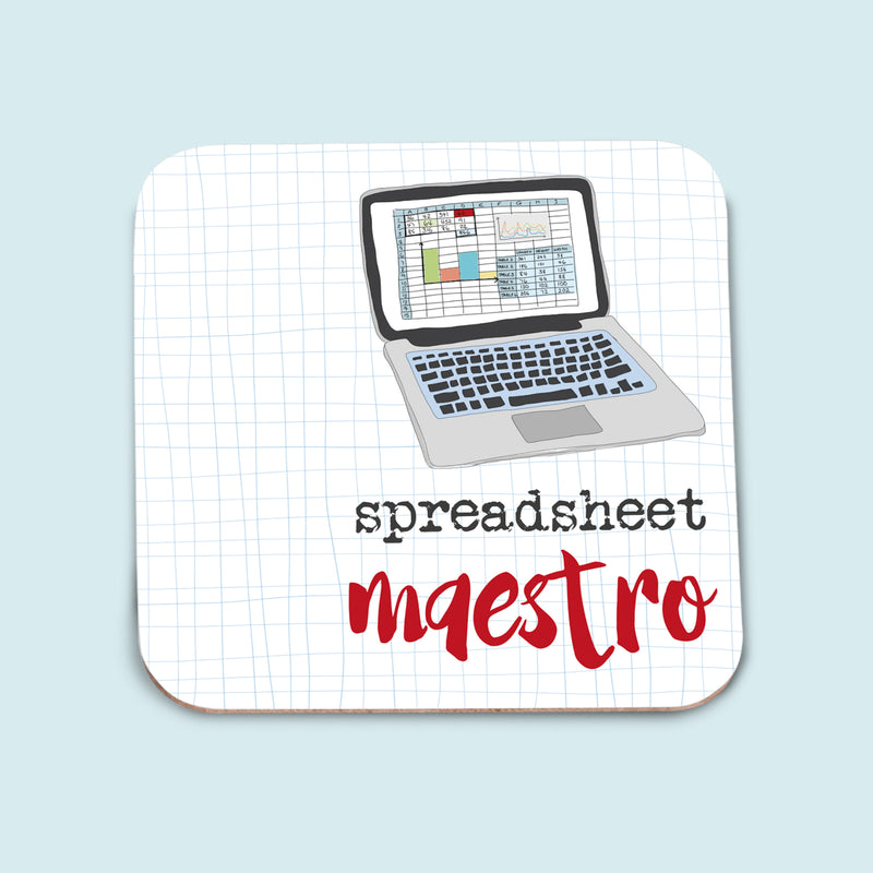 Spreadsheet Maestro Coaster