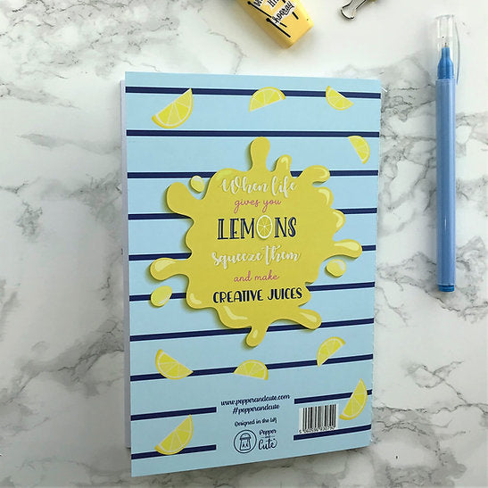 Easy Peasy Lemon Squeezy A5 Notebook