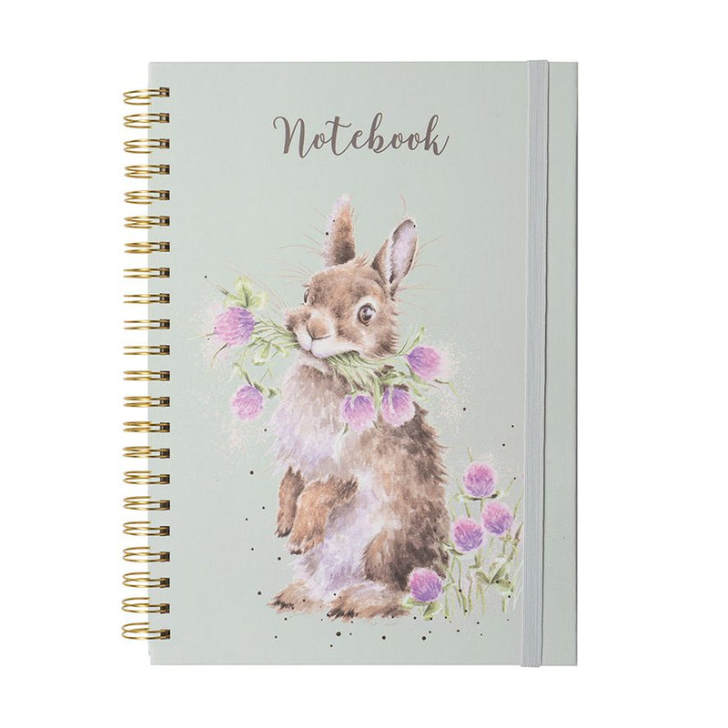‘Head Clover Heels’ Rabbit A4 Notebook