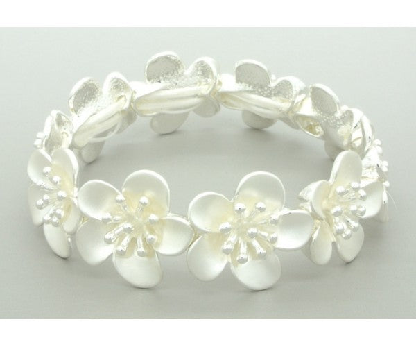 Flower stretch bracelet deals