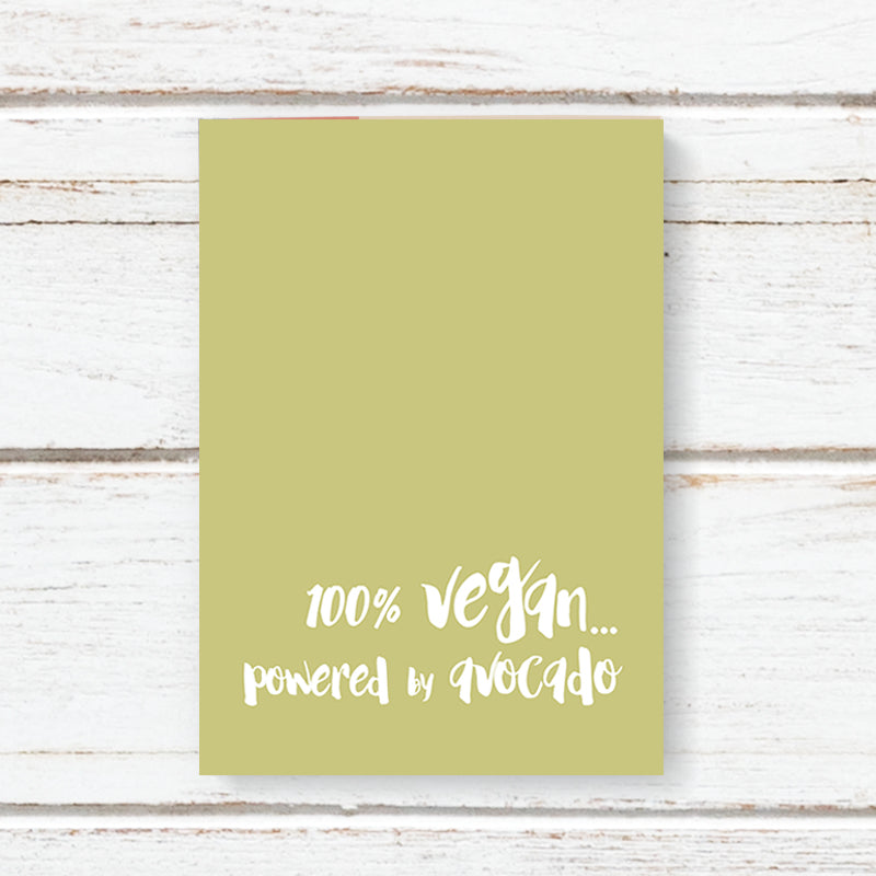 Vegan Avocado A6 Notebook