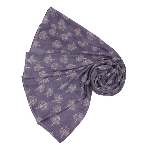Purple Mulberry Trees Scarf