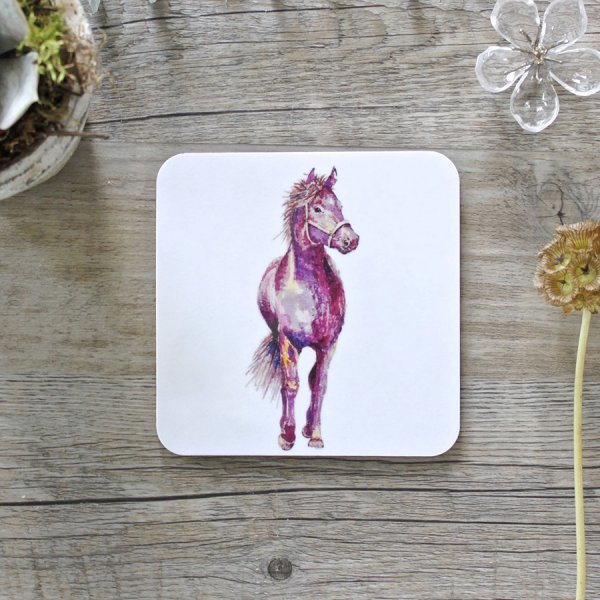 Purple Horse Coaster