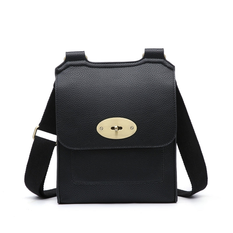 Extra Large Crossbody Bag Black Just Love Studio UK