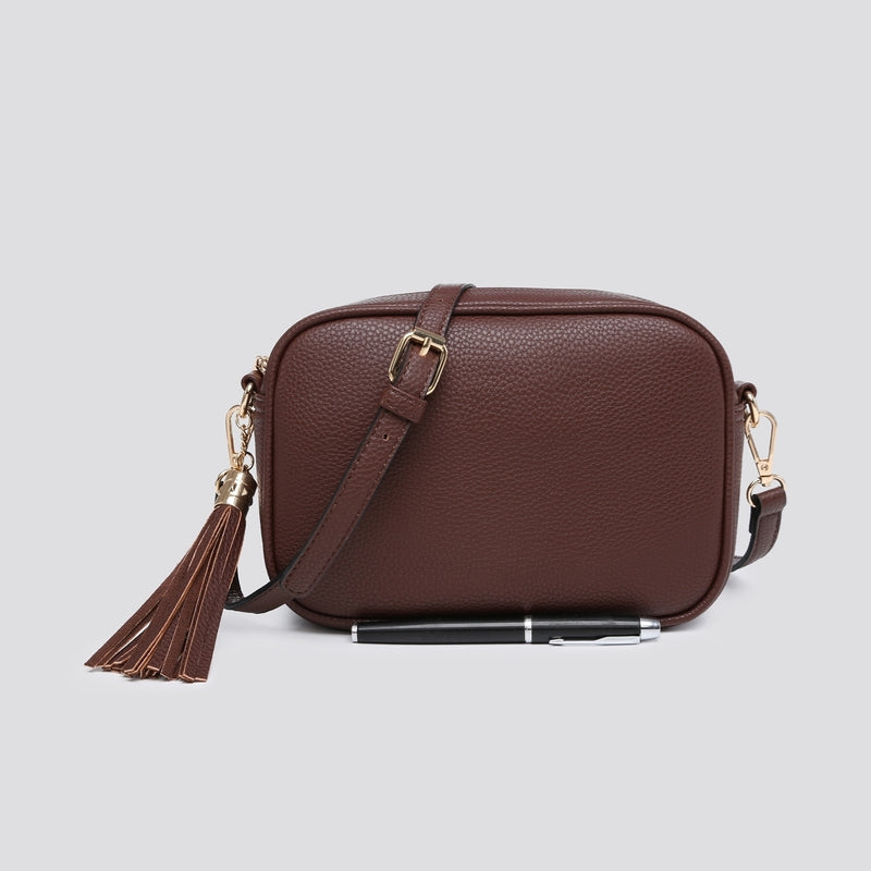 Tassel Camera Bag Coffee