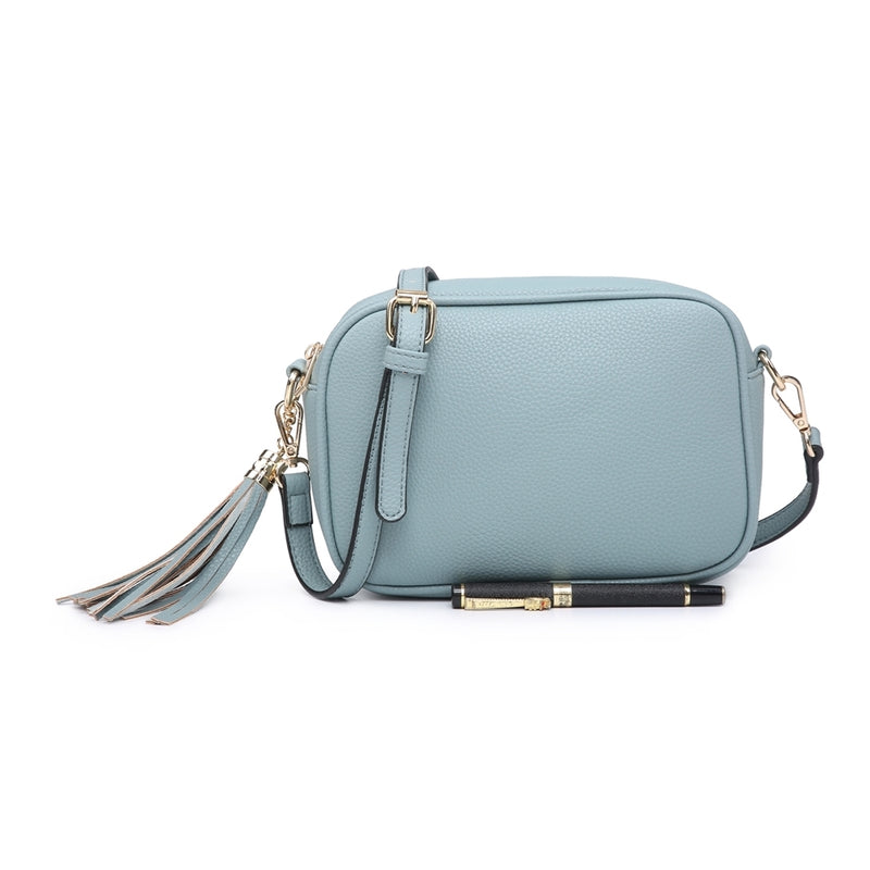 Tassel Camera Bag Duck Egg Blue
