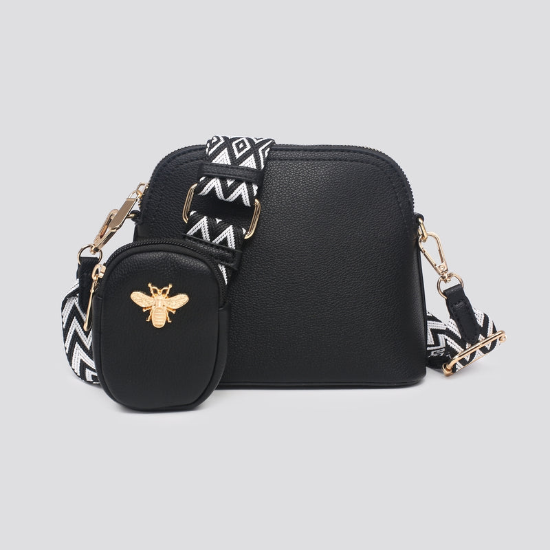 Black Bee Bag & Purse Set