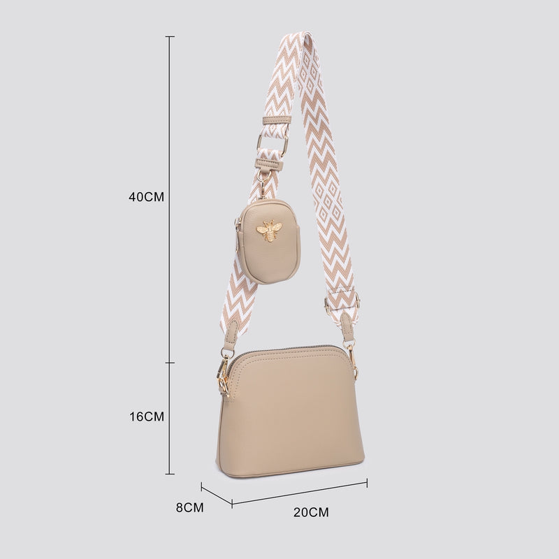 Metallic Bee Bag & Purse Set