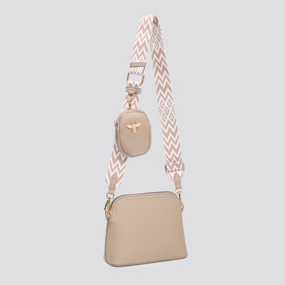 Metallic Bee Bag & Purse Set