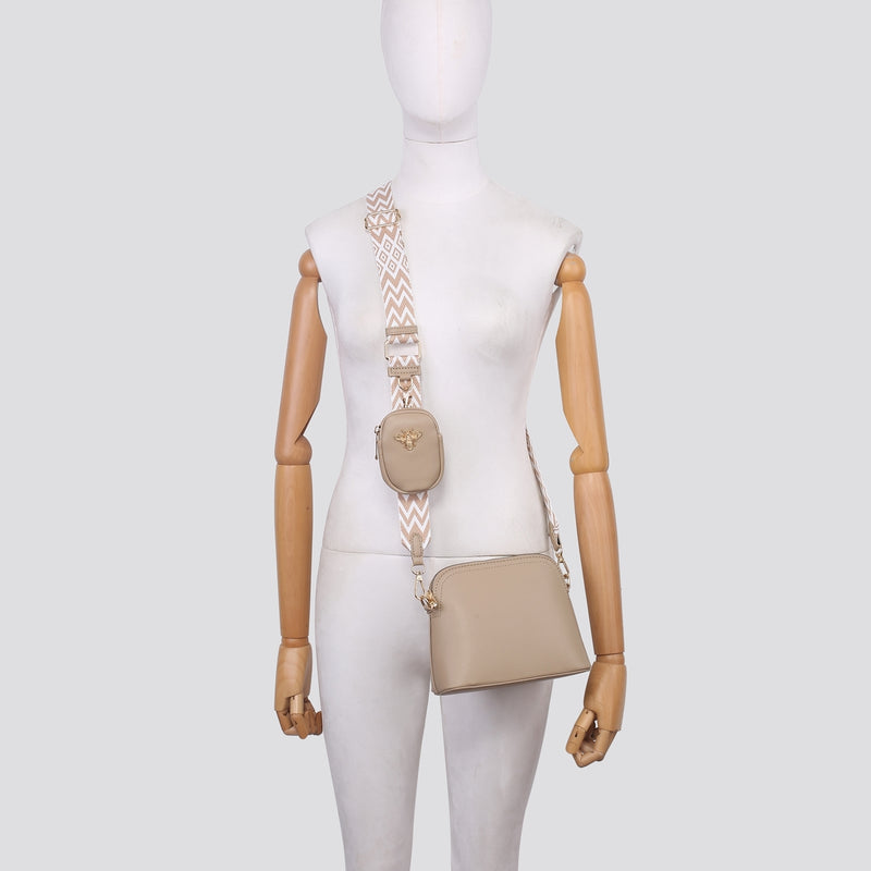 Metallic Bee Bag & Purse Set