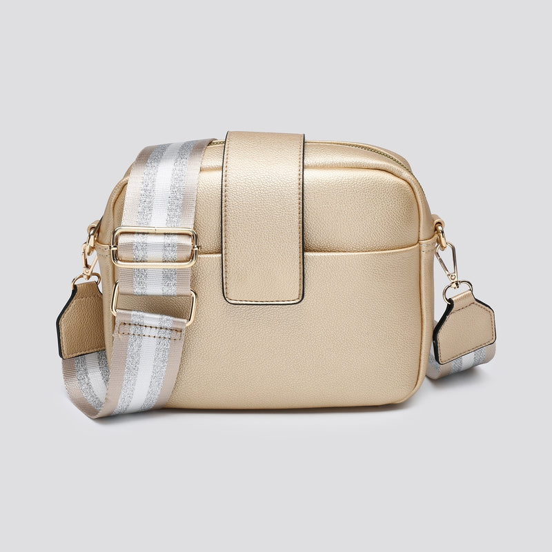 Gold Camera Bag & Matching Strap