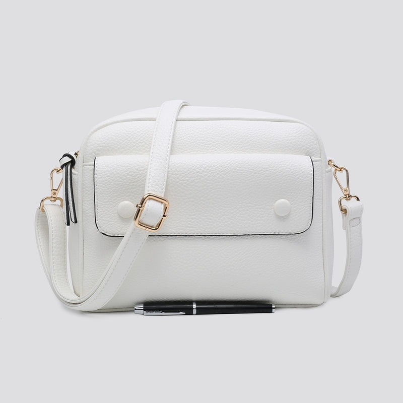 Medium White Camera Bag