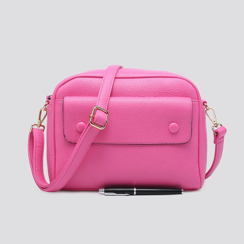 Medium Fuchsia Pink Camera Bag