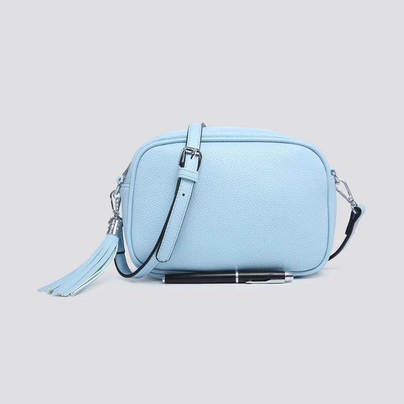 Tassel Camera Bag Pale Blue