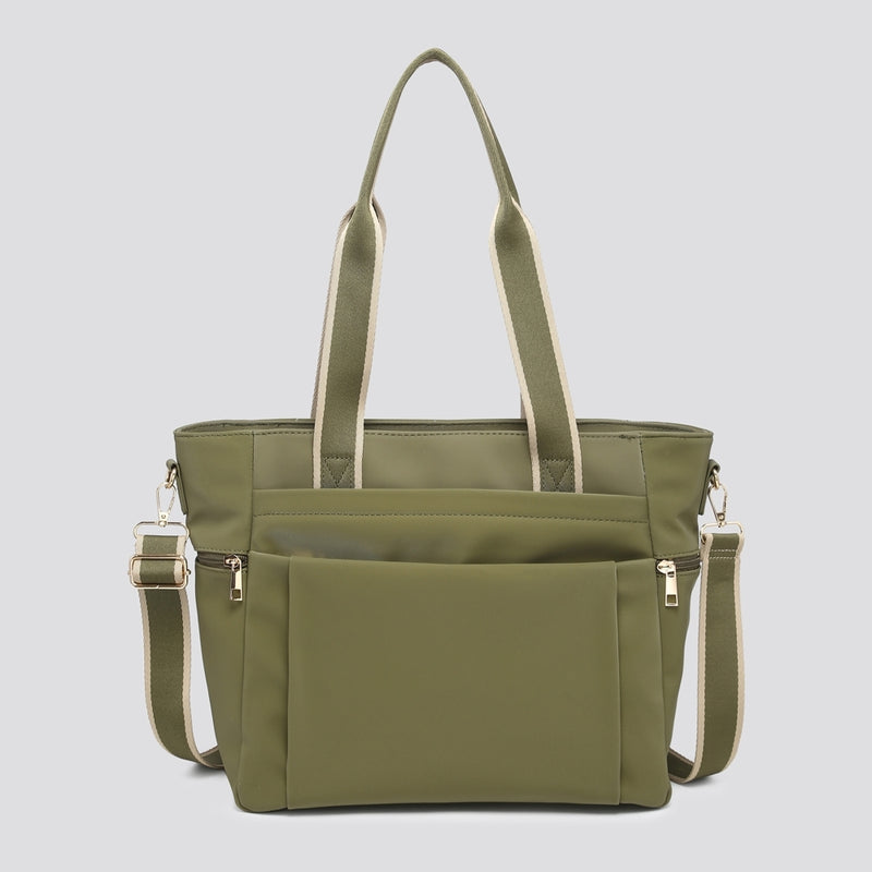 Khaki Work Laptop Bag