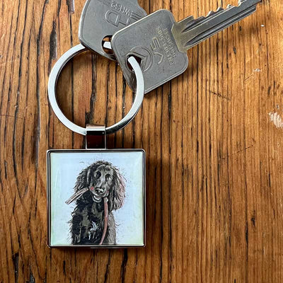 'Sprout' Spaniel Keyring